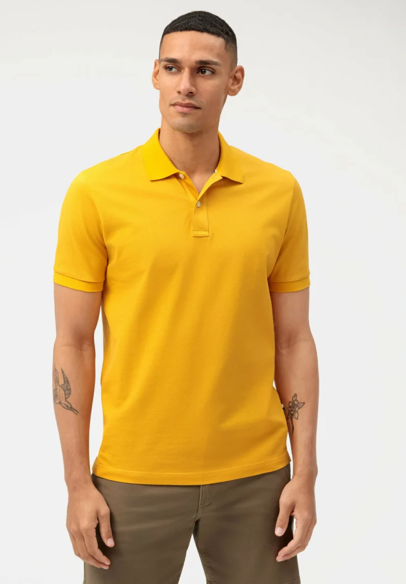 Yelllow color Polo t-shirt for Men